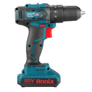 دریل پیچ‌گوشتی چکشی شارژی 13 میلی‌متری براش‌لس 20 ولت رونیکس 8900 RONIX