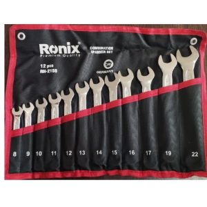 آچار سری 12عددی یکسر تخت یکسر رینگ کیفی ( 22 - 8 ) رونیکس RONIX RH-2158